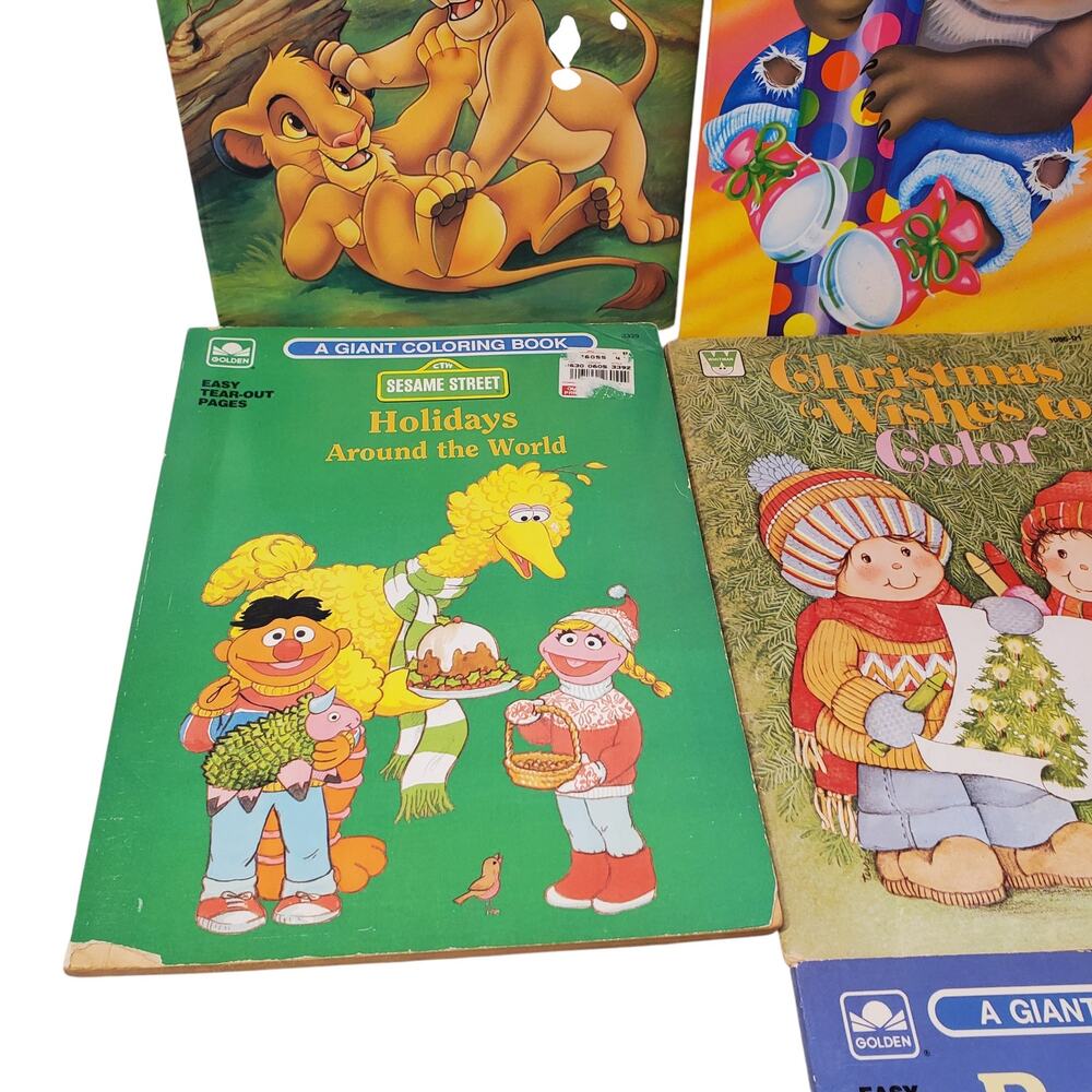 Vintage Lisa Frank Coloring Book Strawberry Shortcake Coloring Book Bundle - Picture 6 of 14